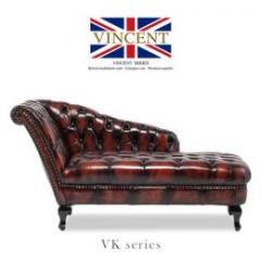 ヴィンセント VKシリーズ カウチソファ アンティークブラウン 本革 VKLS7126K