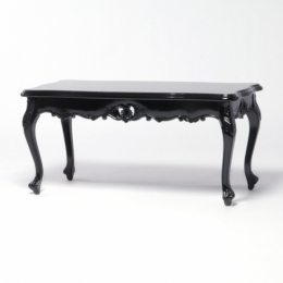コーヒーテーブル　ソファーテーブル　ブラック　VTA2024-N-8
