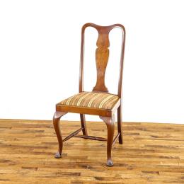 イギリスアンティーク チェア 椅子 マホガニー材  【張替済】 v_57570a