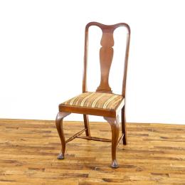イギリスアンティーク チェア 椅子 マホガニー材  【張替済】 v_57570b