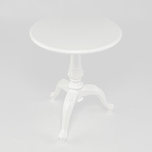シンフォニー サイドテーブル ホワイト 木製 VTA4235-10-18