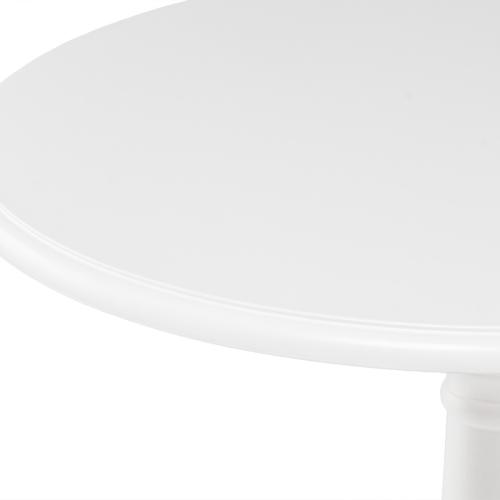 シンフォニー サイドテーブル ホワイト 木製 VTA4235-10-18