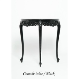 コンソールテーブル　サイドテーブル　ブラック　VTA4120-8